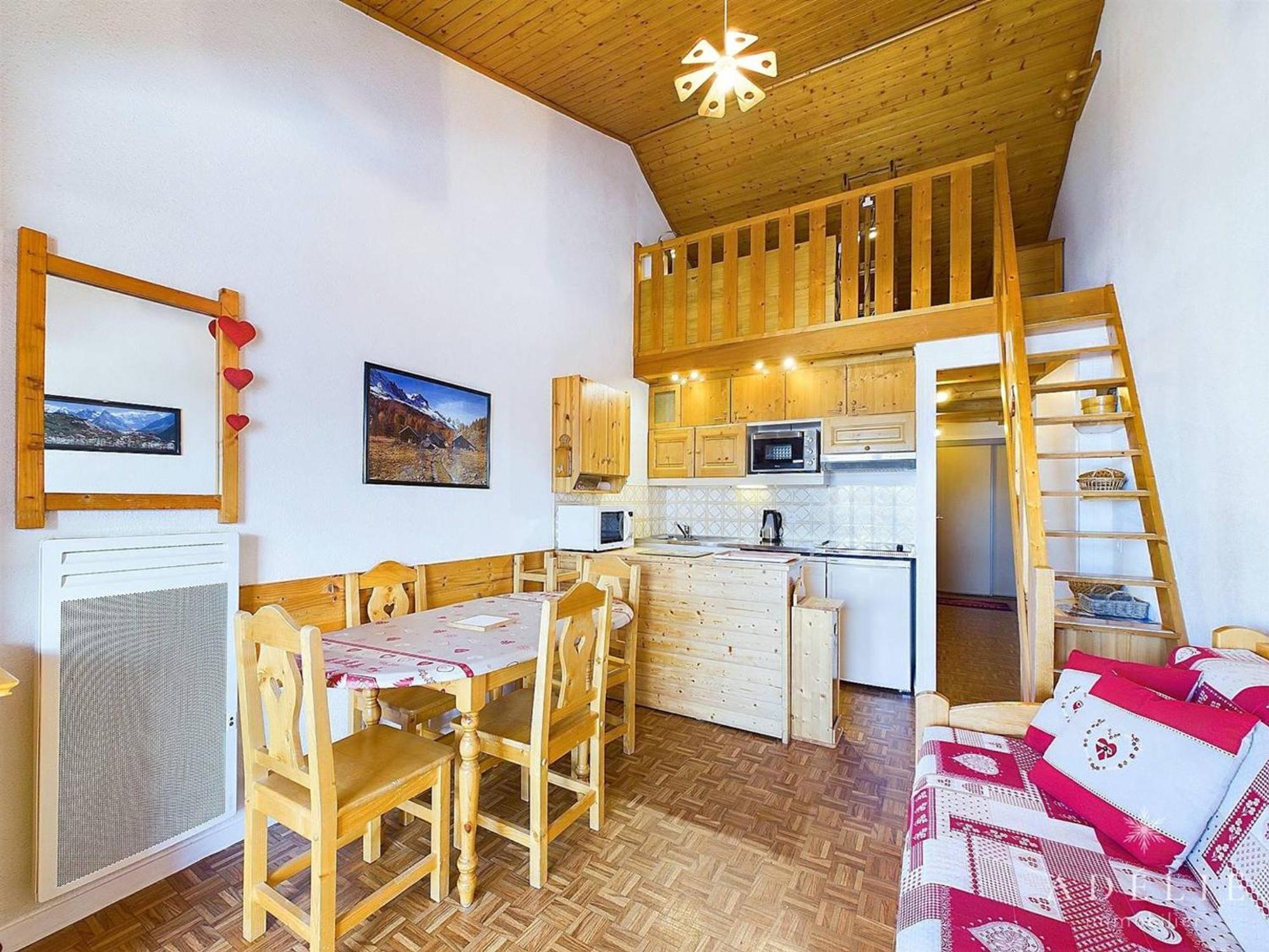 Studio Cabine Et Mezzanine Pour 4 Pers A Montvalezan-La Rosiere - Fr-1-398-550 外观 照片